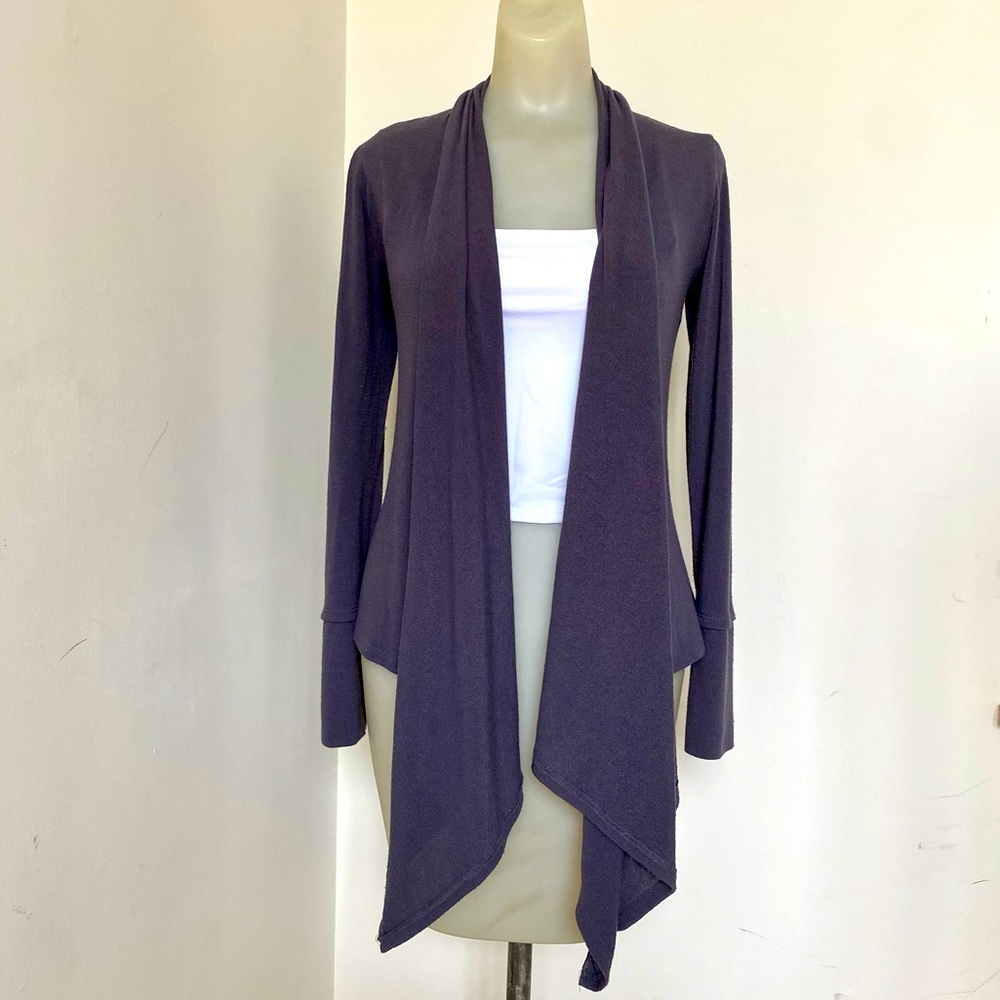 Cozy Gray Cardigan Size Medium Neutral Classic